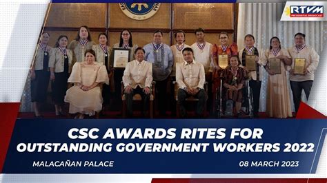Outstanding Government Workers 2022 .